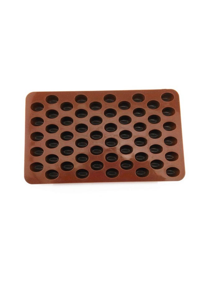 55 Cavity Silicone Coffee Beans Mold Chocolate Candy Ice Cube Tray Cake Decoration Bakeware Mould Maker