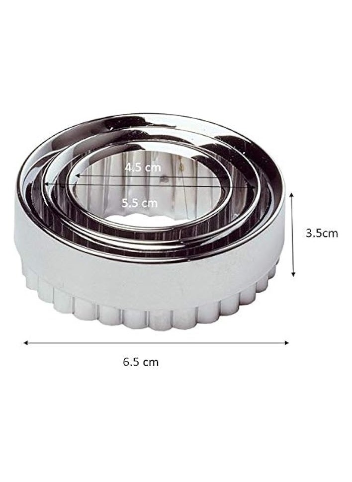 Pastry Cutters Set 3 Metal