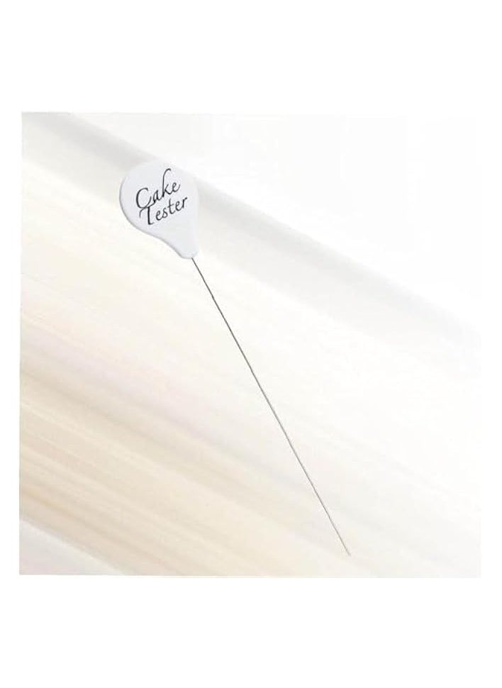 2Pcs Cake Tester Stainless Steel Cake Skewer Kitchen Cake Tester Probe Skewer Pin Needle Reusable Long Metal Baking Tool for Bakery Baking and Pastry Utensils Baking Tools and Accessories