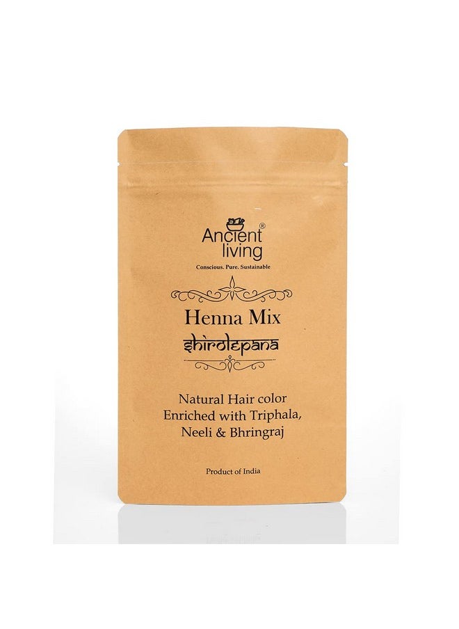 Organic Henna Powder Mix (Mehndi) Natural, Herbal & Ayurved Hair Color Powder Conditioning & Anti-Dandruff Hair Color Solution For Men & Women Set Of 2 (100Gm Each)