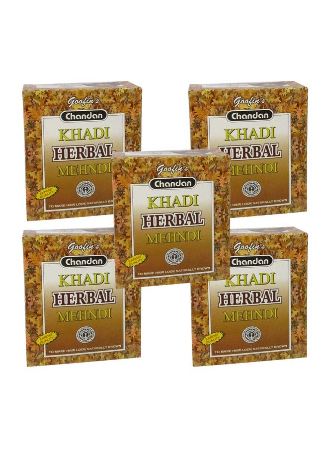 Herbal Brown Mehndi, 80 G (Pack Of 5)