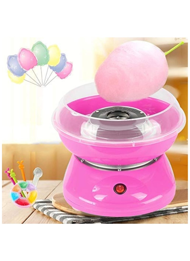 Deluxe Cotton Candy Maker with Adjustable Temperature Control, High-Efficiency Heating Element, and Multiple Flossing Heads – Easy-to-Use Candy Floss Machine for Customized Sweet Treats at Home