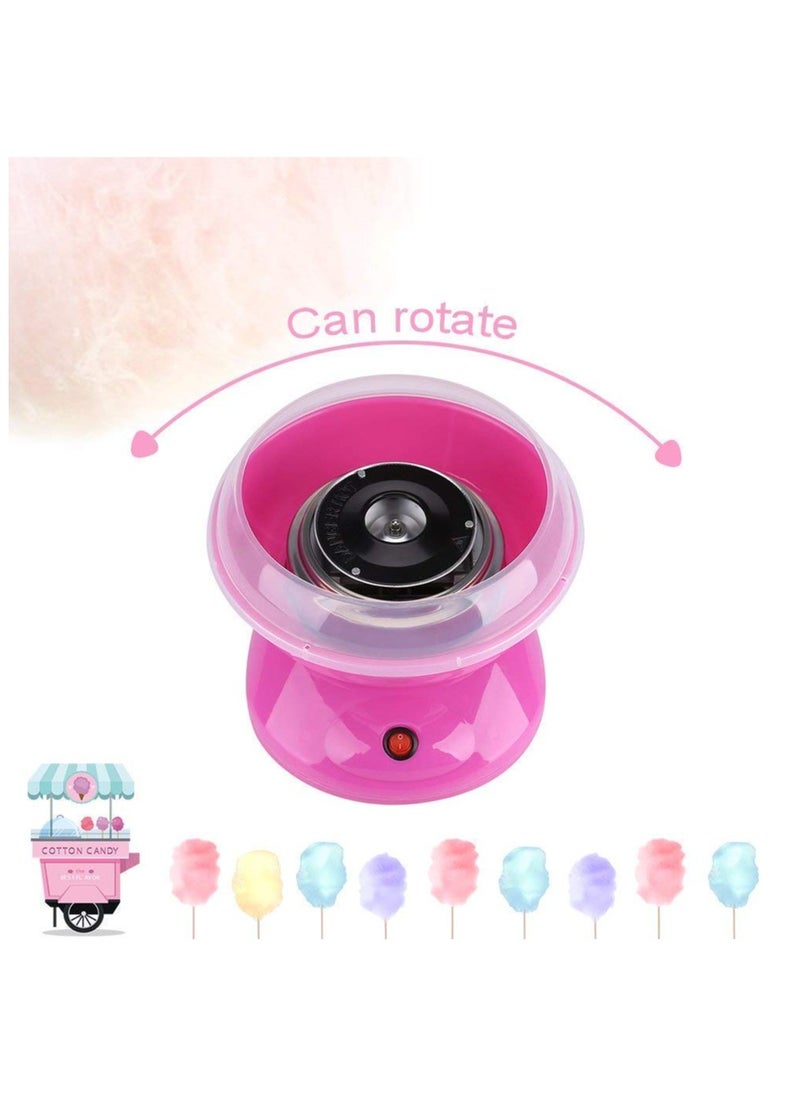 Deluxe Cotton Candy Maker with Adjustable Temperature Control, High-Efficiency Heating Element, and Multiple Flossing Heads – Easy-to-Use Candy Floss Machine for Customized Sweet Treats at Home