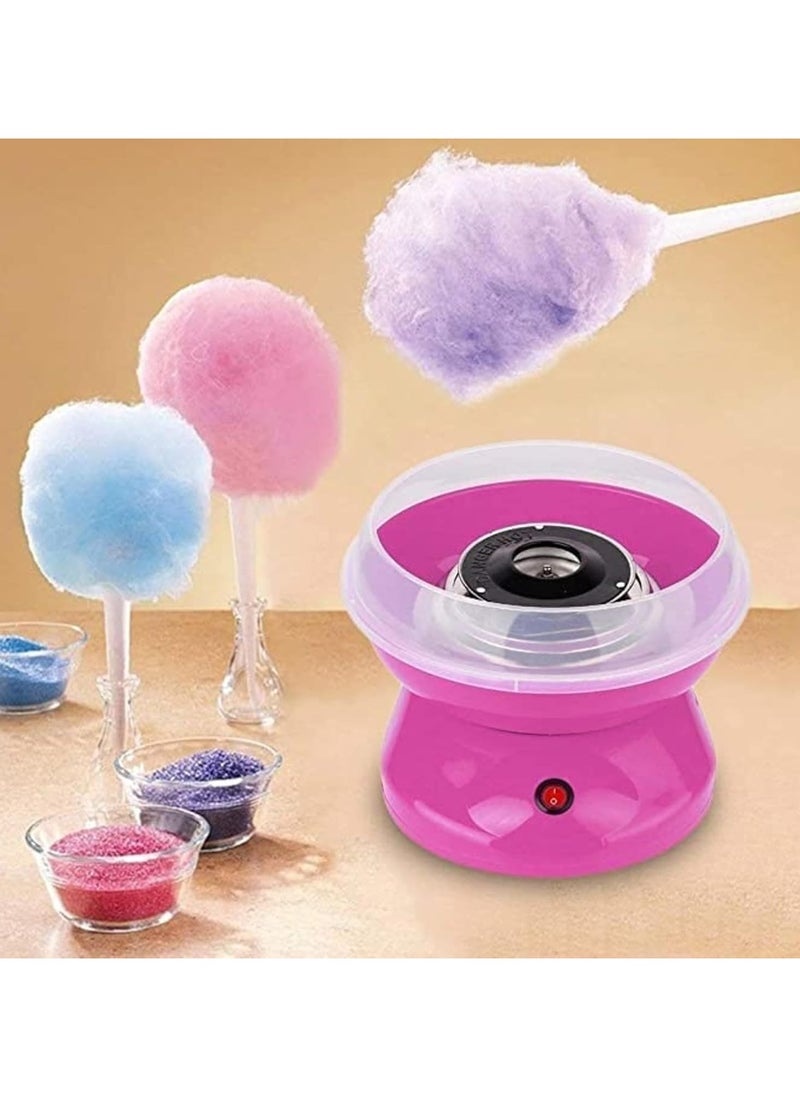 Deluxe Cotton Candy Maker with Adjustable Temperature Control, High-Efficiency Heating Element, and Multiple Flossing Heads – Easy-to-Use Candy Floss Machine for Customized Sweet Treats at Home