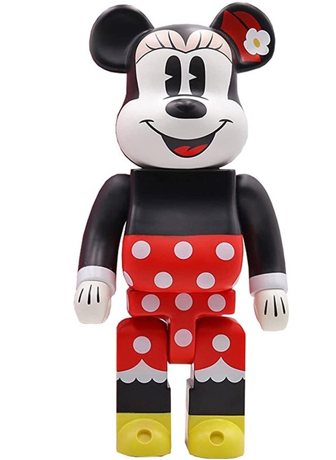 Brick Bear (Red Minnie) Statue Trendy Culture Doll Ornaments