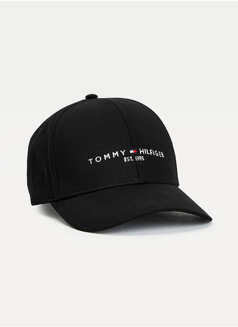 Men's Th Established Cap - Cotton, Black