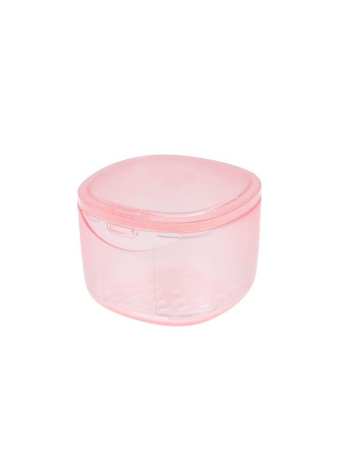 Denture Bath Cases Denture Cup with Strainer Denture Cup Soaking Holder Denture Bath Box False Teeth Storage Box