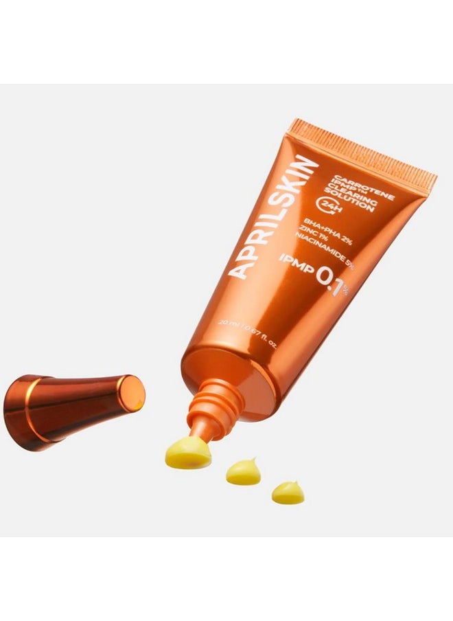 Carrotene Ipmp™ Clearing Solution || Quickly Soothes Troubled Areas And Helps Clear Blemishes | Formulated With Bha, Aha, Niacinamide & Zinc Oxide | Vegan, Cruelty-Free (0.67Fl.Oz.)