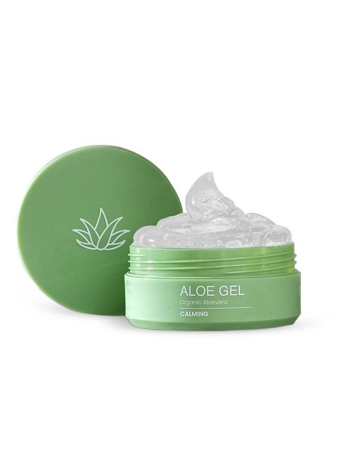 Multipurpose Aloe Vera Gel For Face & Hair, Hydrate & Nourishes Skin, Styles Hair For Men & Women- 100Gm