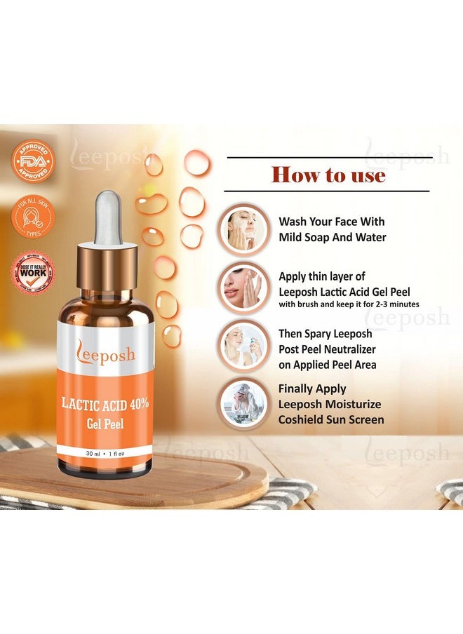 Lactic 40% Anti Ageing Pigmentation Removing Glow Peel 30 Ml