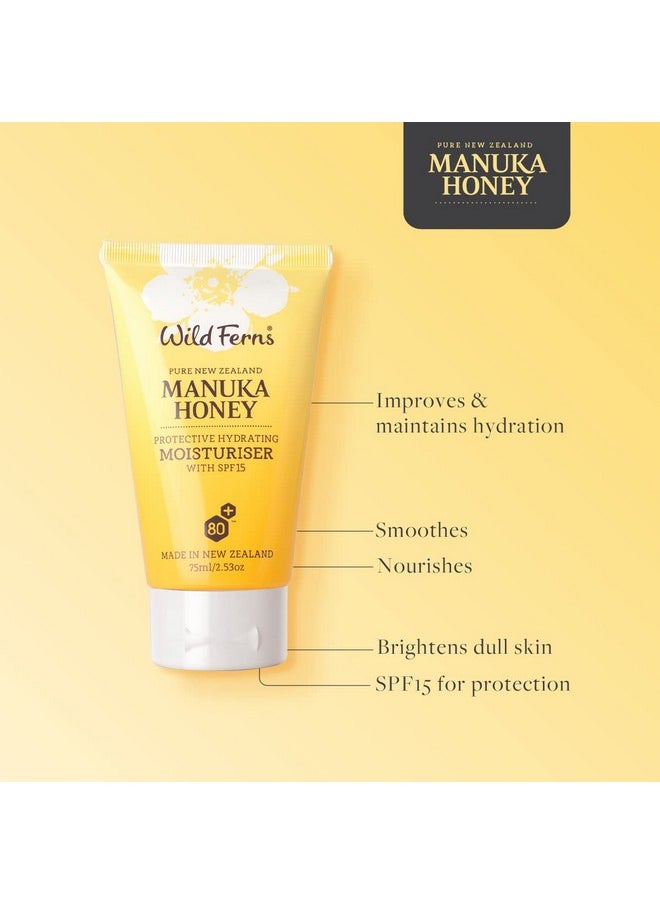 Manuka Honey Hydrating Moisturizer With Spf 30- 75Ml | Natural, Paraben And Chemical Free Moisturizer For All Skin Types| Treats Acne, Wrinkles And Fine Lines | Protects From Harmful Uv Rays