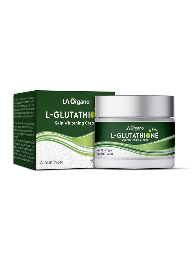 L-Glutathione Cream For Skin Whitening, Reduces Dark Spots And Skin Ageing With Vitamin C, 50Gm