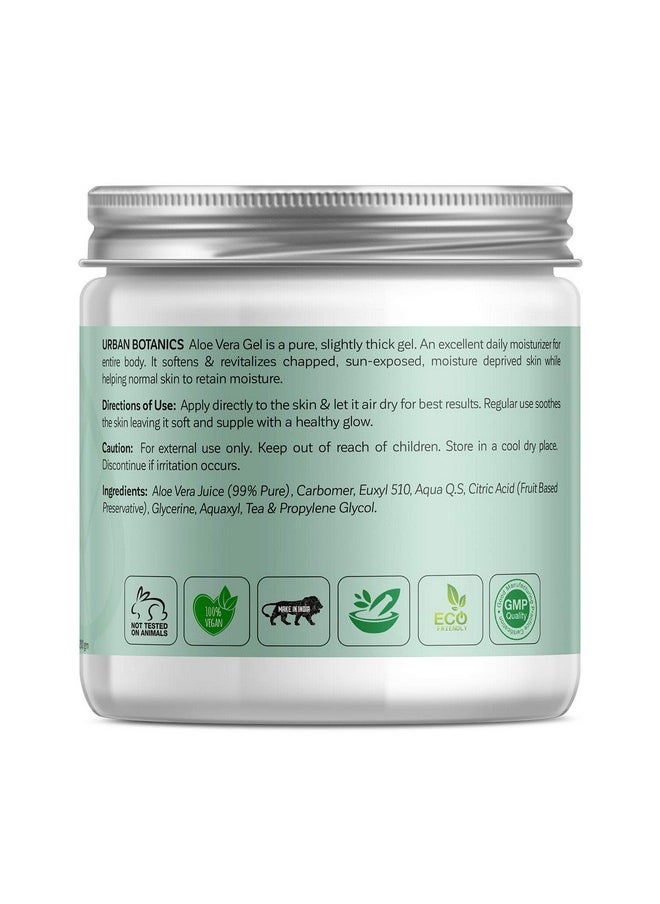 ® Pure Aloe Vera Skin/Hair Gel With Vitamin E & Natural Emollients (Paraben Free), 200G