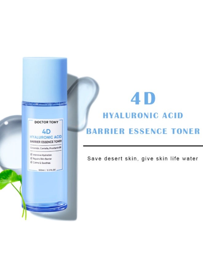 4D Hyaluronic Acid Essence Isolation Essence Toner Hyaluronic Acid Moisturizing and Soothing