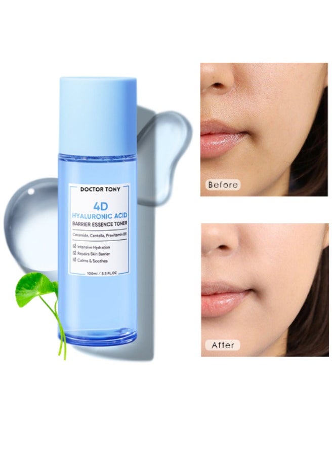 4D Hyaluronic Acid Essence Isolation Essence Toner Hyaluronic Acid Moisturizing and Soothing