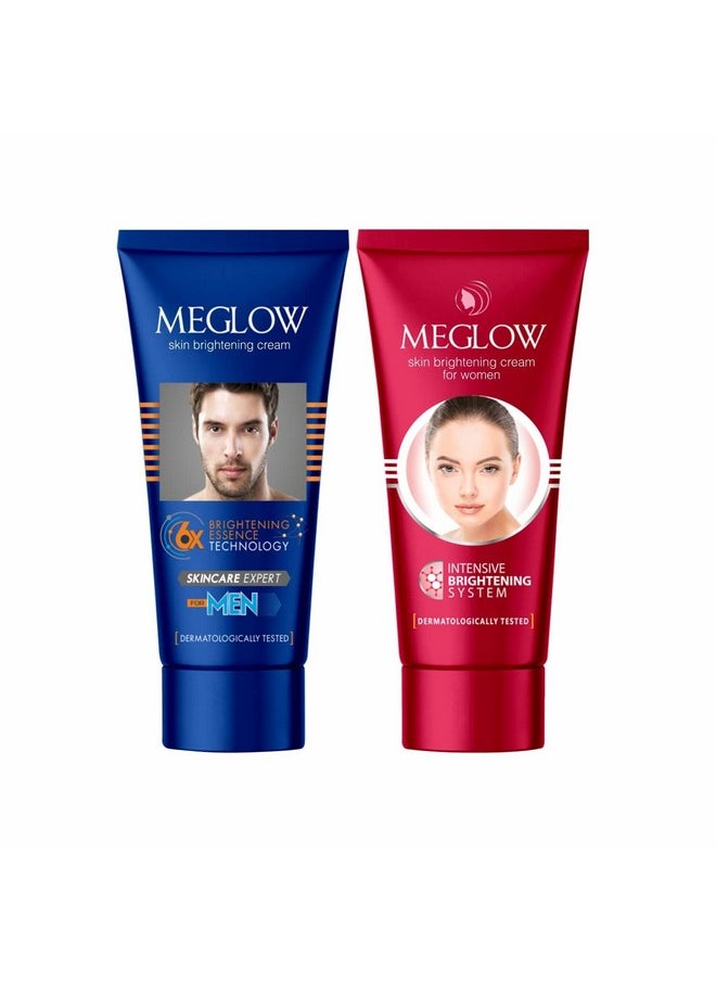 Skin Brigthening Cream For Men And Women 50Gm Each Combo Pack Of 2|Aloevera Extracts Helps To Brightening & Moisturize Skin|Spf 15|Paraben Free|Vitamin E For Soft, Glowing & Radiance Skin