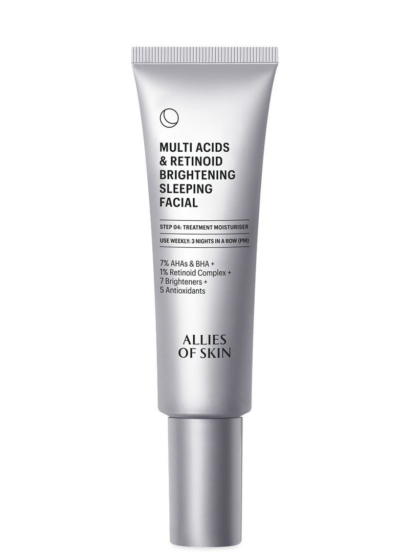 Multi Acids & Retinoid Brightening Sleeping Facial 48ml