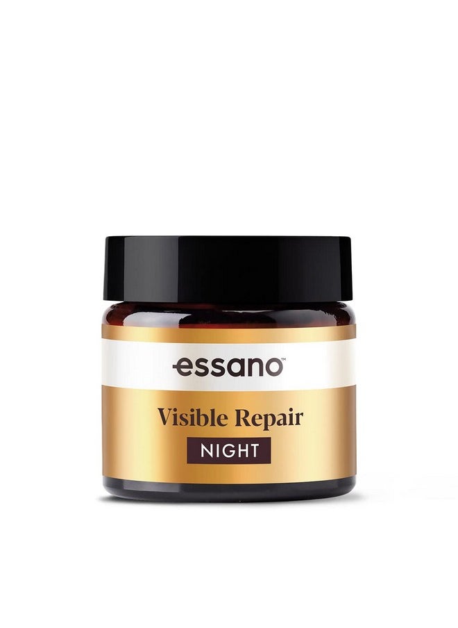 Visible Repair Night Cream Face Moisturizer, Vitamin B3, Mature Skin Face Cream Supports Appearance Of Fine Lines & Wrinkles, Cruelty Free, 50G