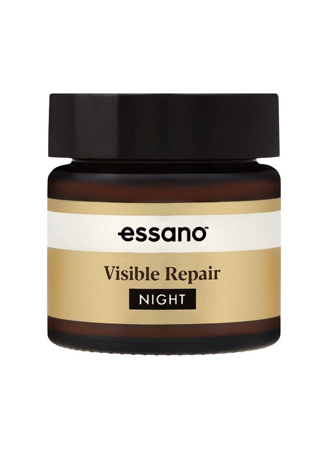 Visible Repair Night Cream Face Moisturizer, Vitamin B3, Mature Skin Face Cream Supports Appearance Of Fine Lines & Wrinkles, Cruelty Free, 50G