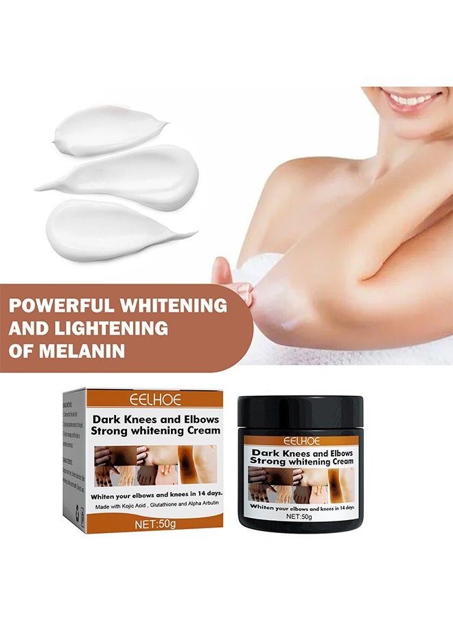 Dark Knees And Elbows Strong Whitening Cream, Whitening Body Lotion, Intimate Area Whitening Cream, Dark Spot Correcting Cream For All Skin Types