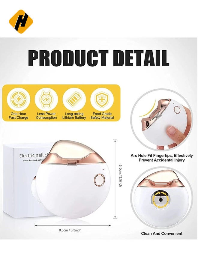 Automatic Nail Clipper, Electric Nail Clippers Automatic Safety Fingernail Cutter