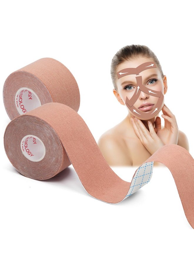 2 Rolls Facial Myofascial Lift Tape,Face Eye Neck Lift Tape, Unisex Anti-Wrinkle Patches Anti-Freeze Stickers For Firming And Tightening Skin