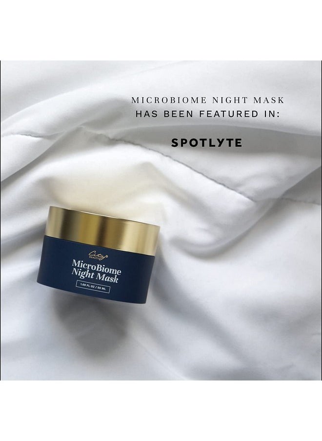 Microbiome Night Mask - Nourishing Overnight Face Mask - Prebiotic & Probiotic Blend - Solution For Dull, Uneven Skin Tone, Large Pores, & Wrinkles - Anti-Aging Cruelty-Free Skin Care