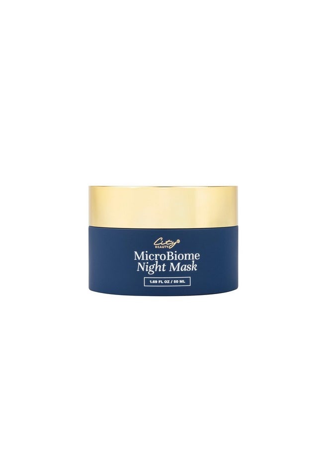 Microbiome Night Mask - Nourishing Overnight Face Mask - Prebiotic & Probiotic Blend - Solution For Dull, Uneven Skin Tone, Large Pores, & Wrinkles - Anti-Aging Cruelty-Free Skin Care