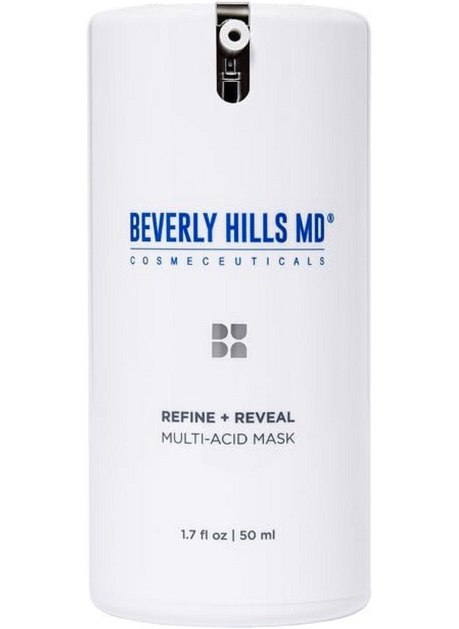 Refine + Reveal Multi-Acid Mask For Aging Skin, Anti-Wrinkle Exfoliating Formula For Smooth Skin- Target Dark Spots, Large Pores W/Glycolic, Lactic, Mandelic, Salicylic, Azelaic Acid