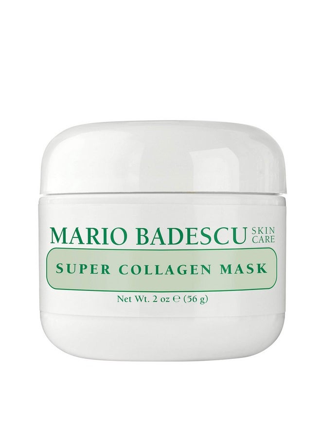 Super Collagen Mask, Clay Face Mask Skin Care Ideal For Combination, Dry Or Sensitive Skin, Pore Minimizer Clay Mask With Hydrating Collagen And Purifying Kaolin Clay, 2 Oz