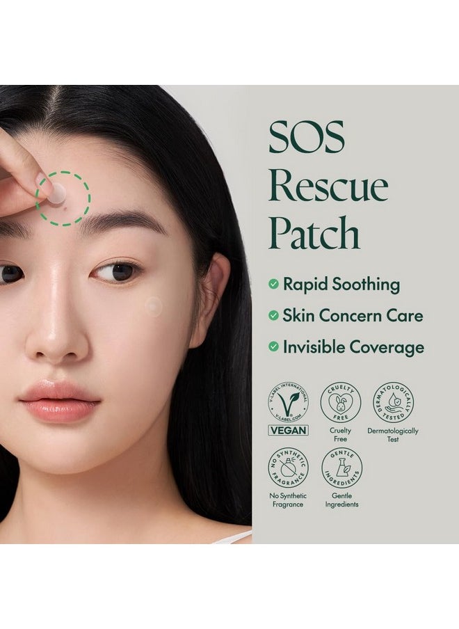 Seoul Wonder Releaf Centella Spot Patch, Korean Centella, For Sensitive Skin, Soothing, Pimple Patches For Face, Spot Stickers, K-Beauty, 51 Count