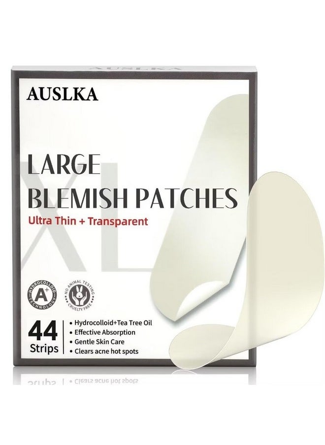 Blemishes Patches - 44 Strips, Hydrocolloid Dots - Large Blemishes Patch - Blemishes Stickers - Zit Breakouts - Suitable For Larger Area Outbreaks