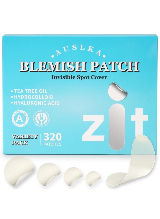 320 Ct Large Pimple Patch - Hydrocolloid Patches Variety Pack,Pimple Patches Large,Hydrocolloid Spot Patch,Large Pimple Patches For Face