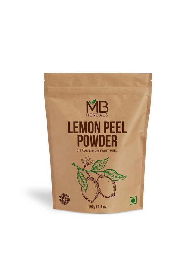 Lemon Peel Powder 100 Gram | 3.5 Oz| For Home-Made Natural Herbal Face Pack