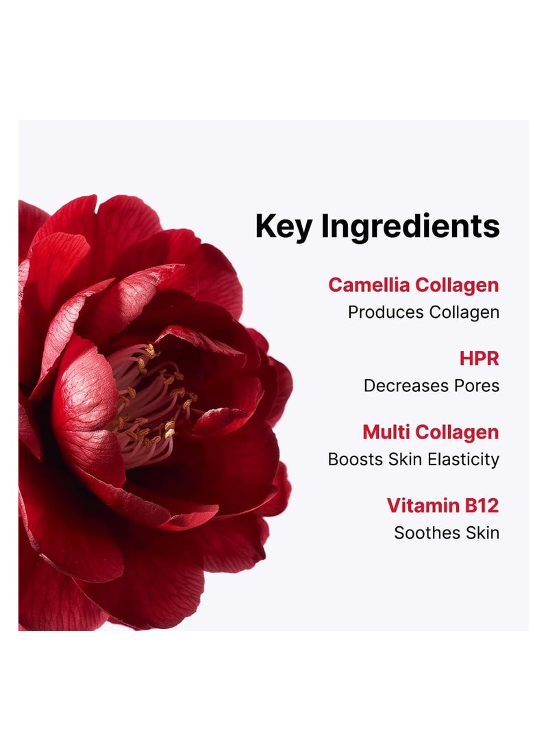 ROUND LAB Camellia Collagen Mask 1.2 Fl Oz 4ea,