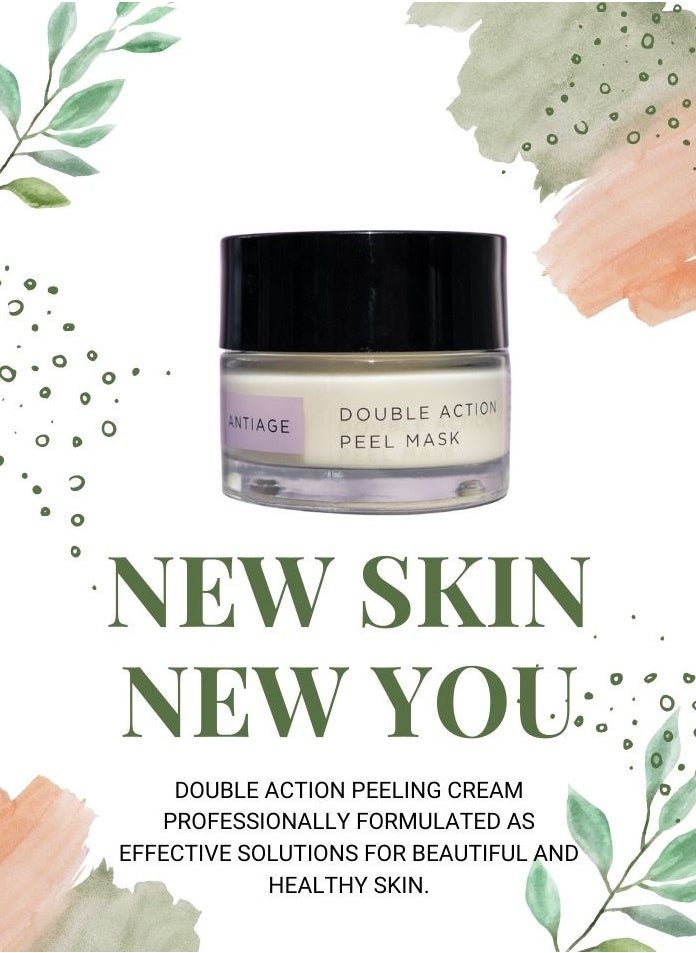 Double Action Peel Mask Soothing, softening your skin for all types of skin