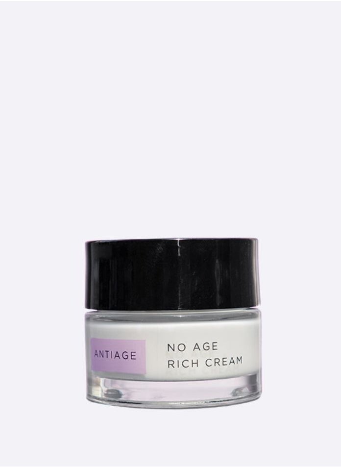 FACE NO AGE RICH CREAM  Enriched with Peptides and Hyaluronic, Specifically formulated for mature skin.