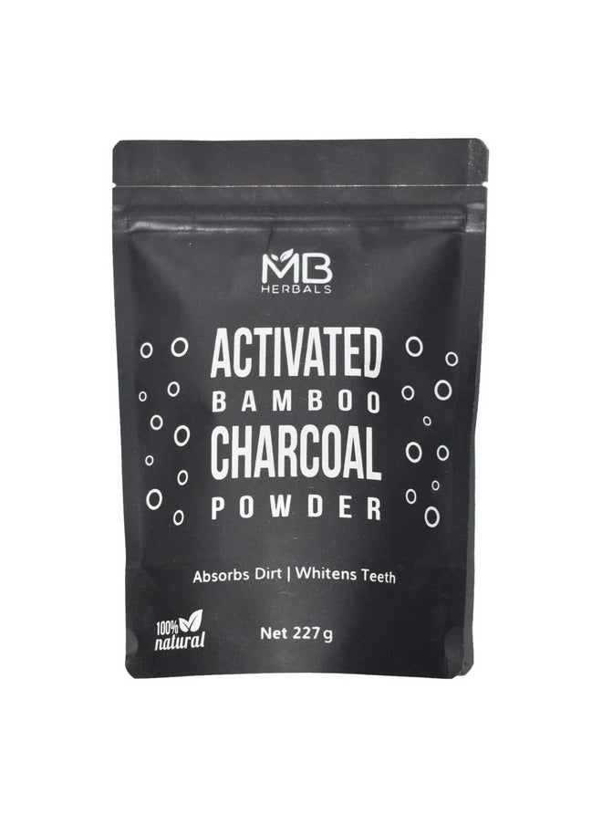 Activated Charcoal Powder 8 Oz (227 Gram / 0.5 Lb) | Food Grade Bamboo Charcoal Powder | Deep Cleanses & Detoxifies Skin & Hair | Ingredient For Toothpowder - Packing May Vary