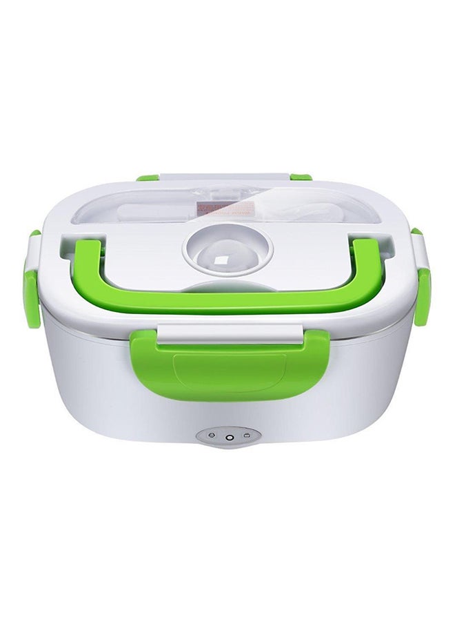 Electric Insulated Lunch Box Green 22x15x10centimeter