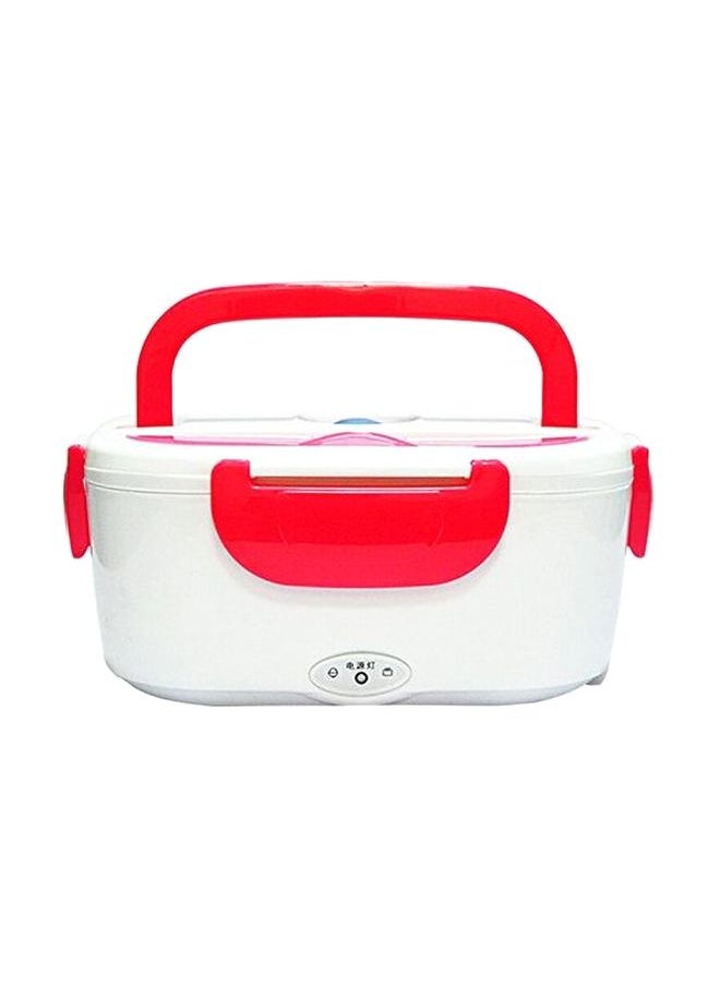 Electric Lunch Box White/Pink 22x15x10cm