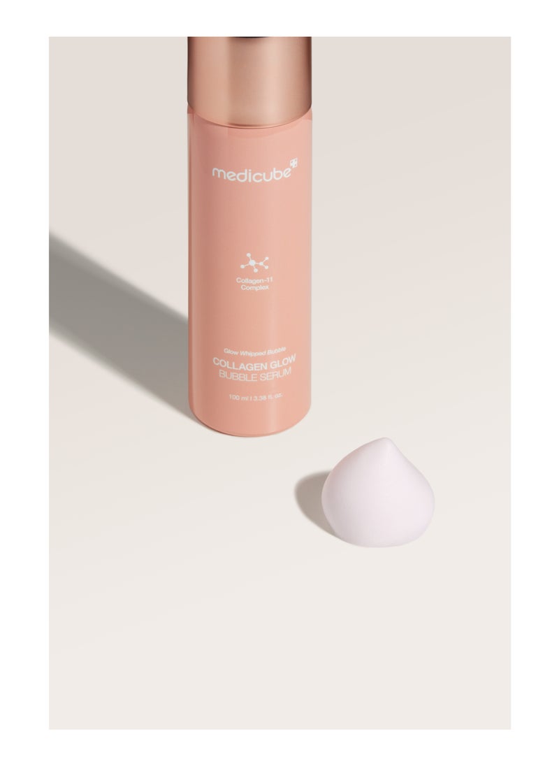 Medicube Collagen Glow Bubble Serum - Fast-absorbing bubble-type serum that gives you 24h Glow & Lifted Look - Korean skincare