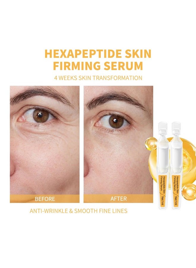 Anti-Aging Serum With Acetyl Hexapeptide-8, Hexapeptide-9，Carnosine - Moisturizing, Hydrating And Antioxidant For Fine Lines, 30 Pcs/Box Soft Ampoules