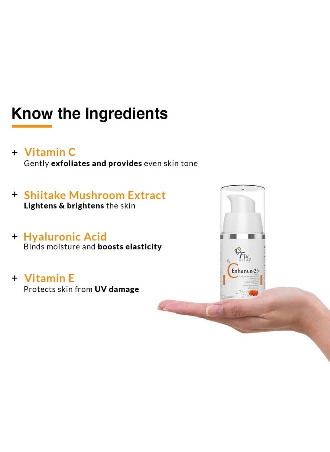 25% Vitamin C Serum For Face, C