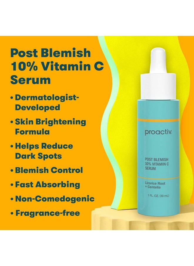 Post Blemish 10% Vitamin C Serum - Targets Dark Spots & Uneven Skin Tone. Formulated For Acne-Prone Skin