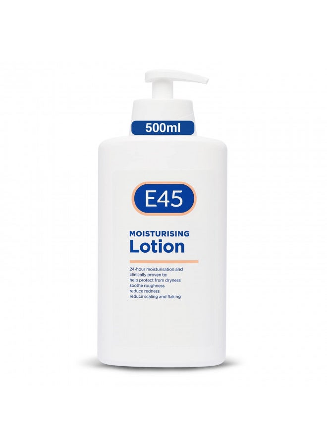 E45 Dermatological Moisturising Lotion, 500 Ml