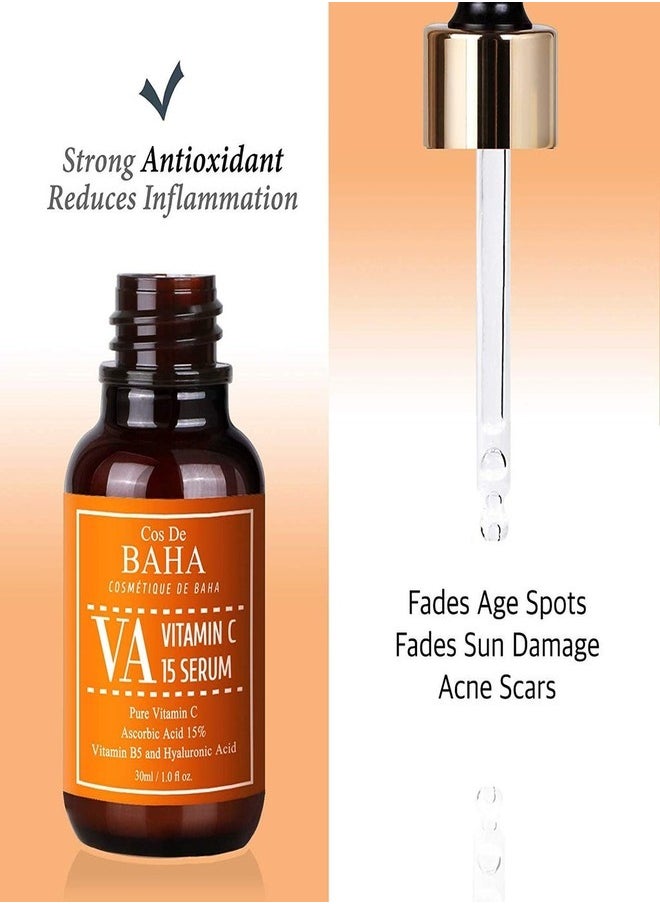 Cos De BAHA Vitamin C 15% Ascorbic Acid Serum, 30ml