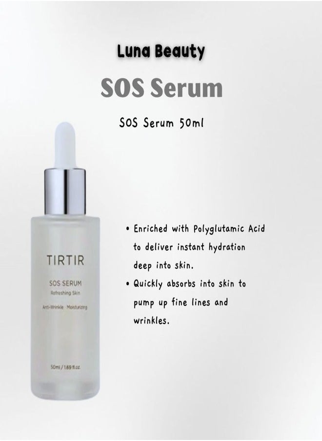 TIRTIR SOS Skincare Serum - Intensive Hydration & Repair, 50ml