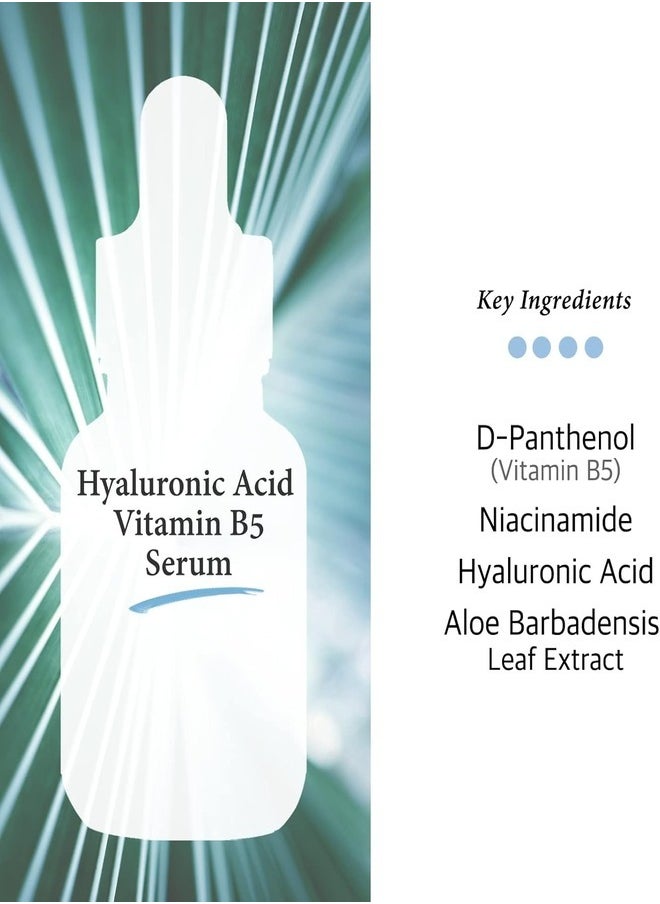 Cos De BAHA Vitamin B5 4% + Hyaluronic Acid Serum 30ml - Hydrating Face + Anti Wrinkle, D-Panthenol