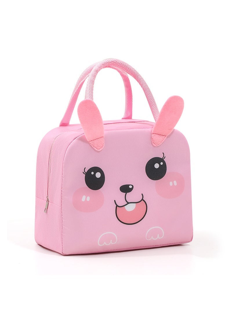 Cute Cartoon Lunch Bag Thermal Insulated Light pink Jimmy Letu