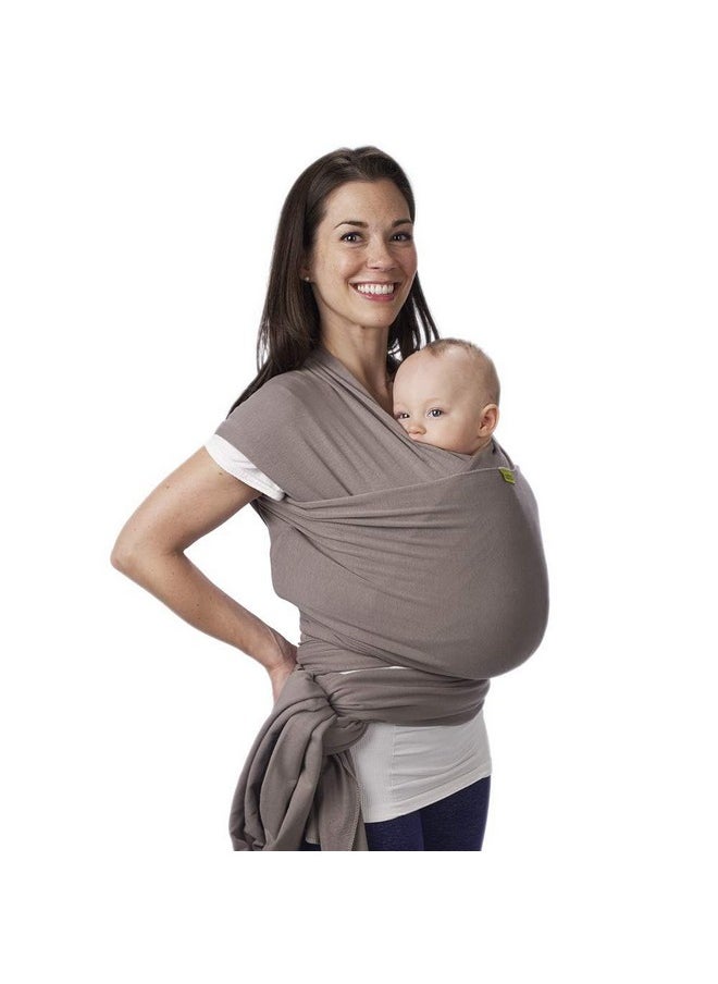 Baby Wrap Carrier - Original Baby Carrier Wrap, Baby Sling For Newborns - Baby Wearing Essentials - Hands-Free Newborn Wrap Swaddle Holder, Newborn To Toddler Infant Baby Sling, 7-35 Lbs (Grey)